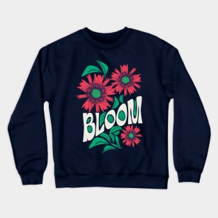 Nature sunflower bloom Crewneck Sweatshirt